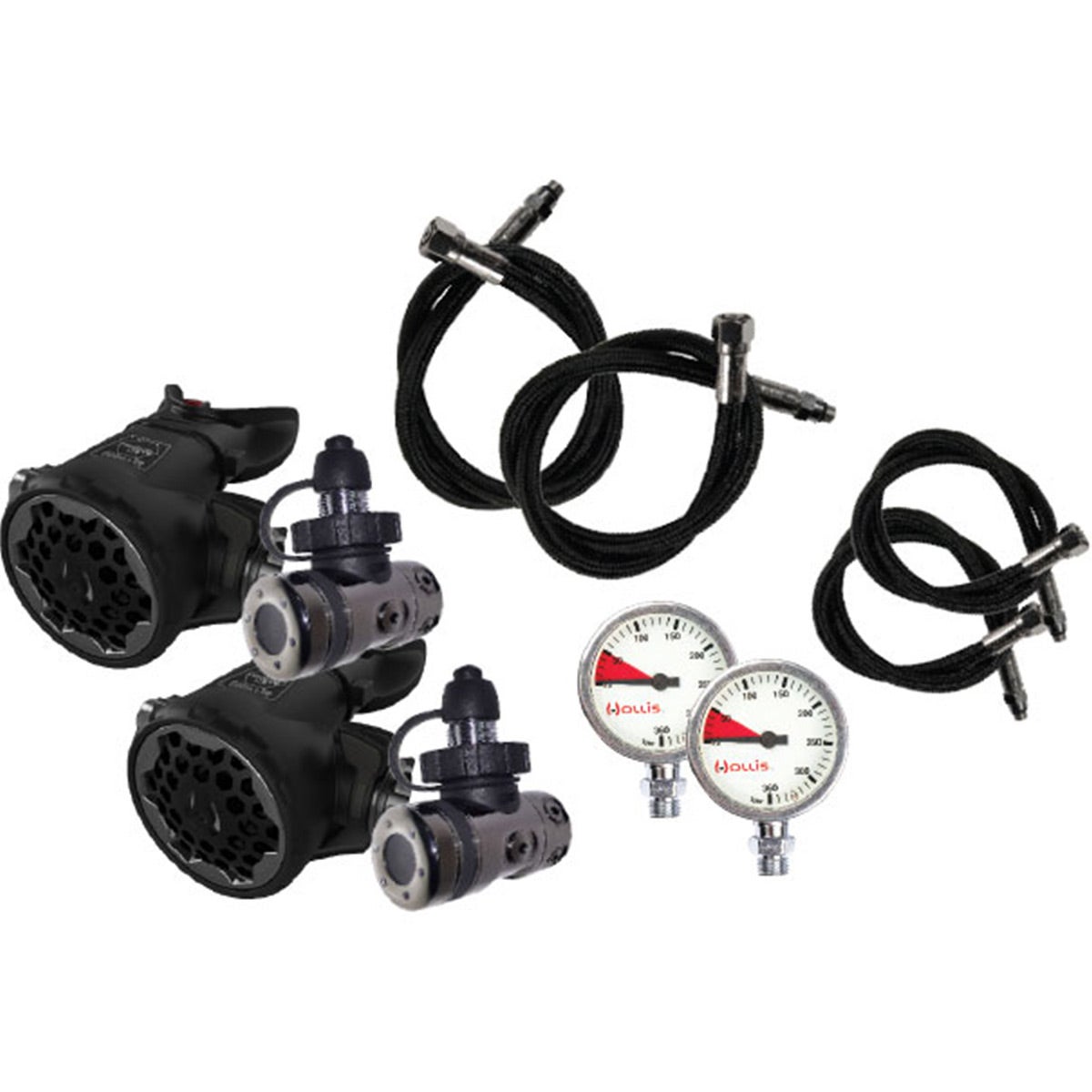 Hollis 500SE/DC7 Erogatore DIN - Regolatore Subacqueo Professionale
